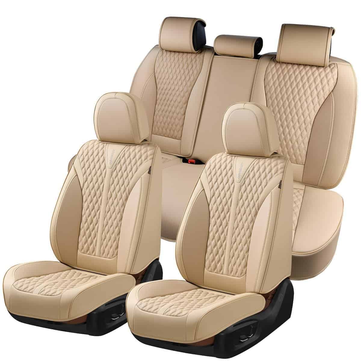 Cubiertas de Asiento de Auto Coverado -Beige