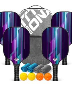 Paletas de Pickleball HITTIONA - Juego de 4 Paletas de