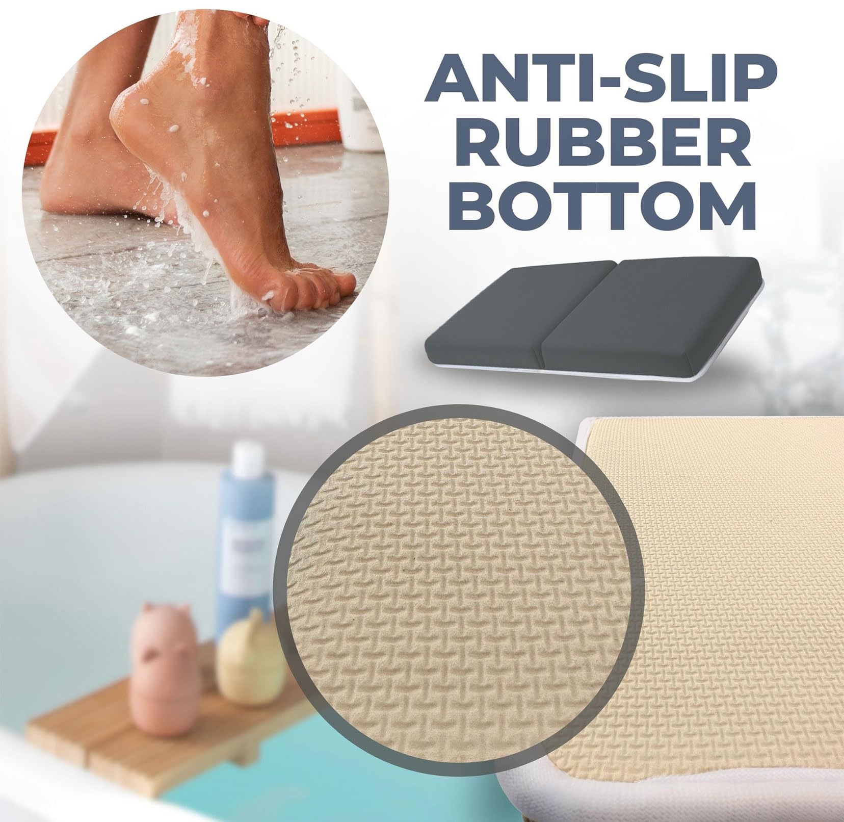 Set de Rodillera y Apoyabrazos para Baño de Bebé Toodly - - Imagen 7