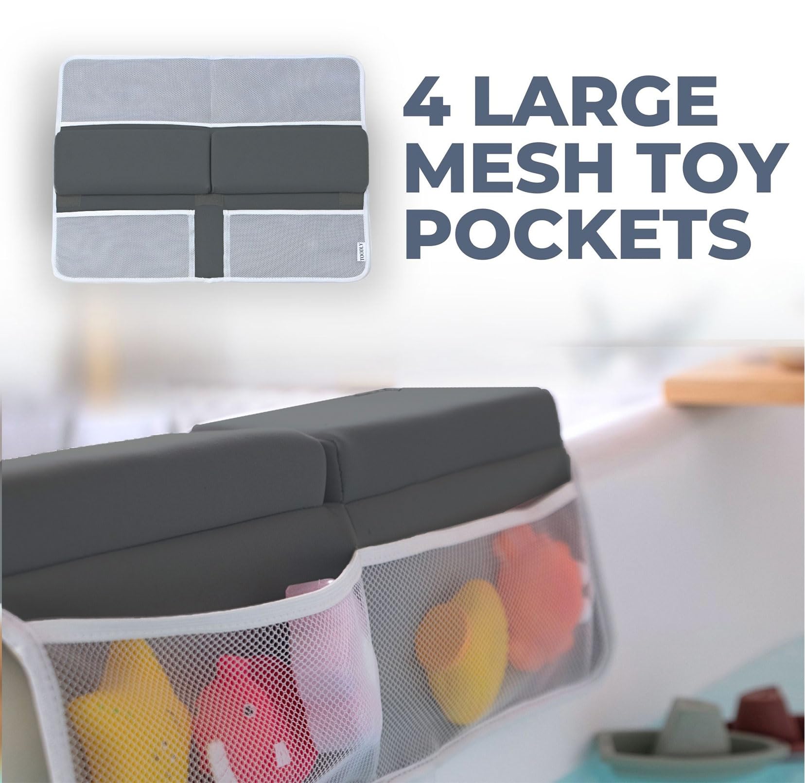 Set de Rodillera y Apoyabrazos para Baño de Bebé Toodly - - Imagen 6