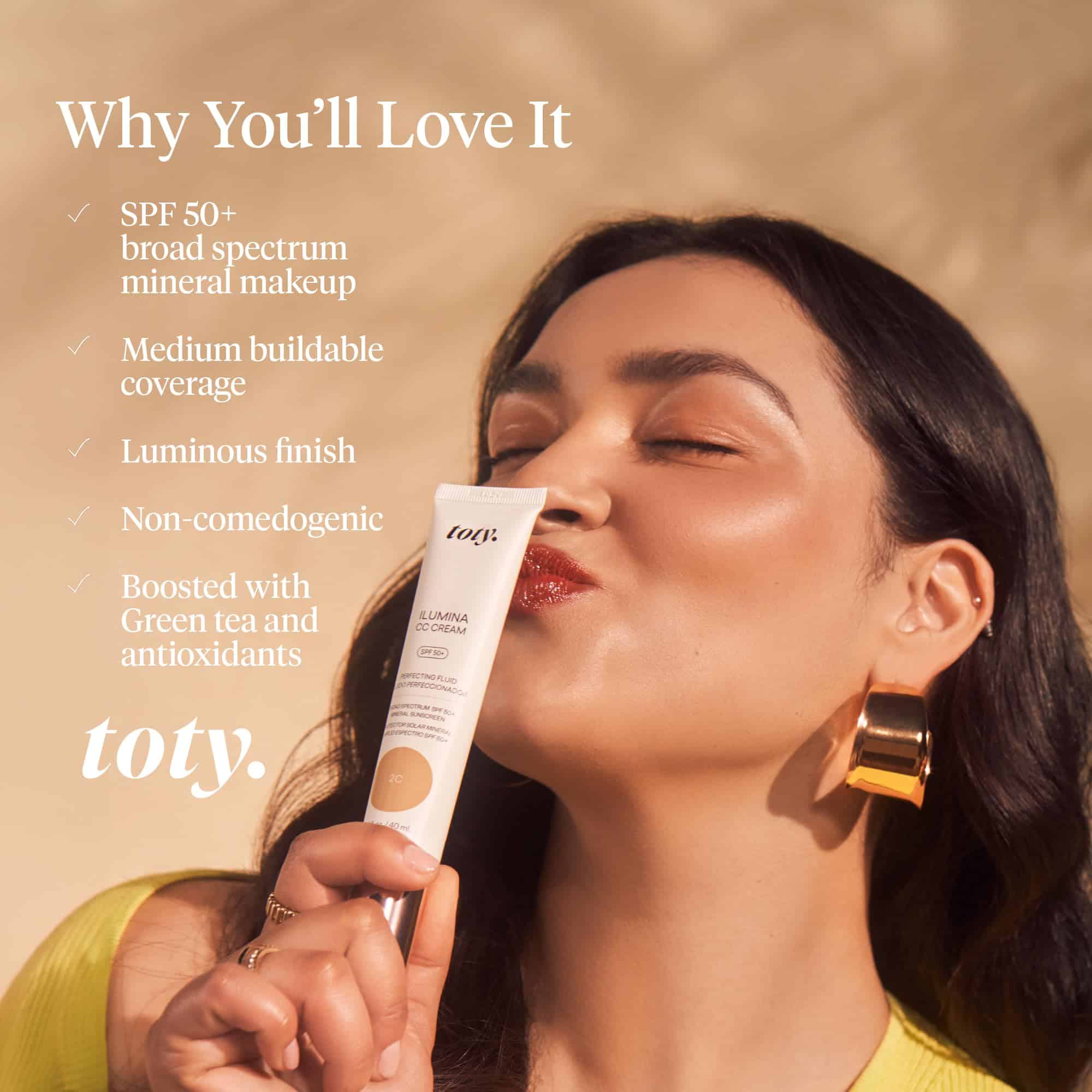 Toty by Sofia Vergara - CC Cream lumina SPF 50+, Crema - Imagen 7