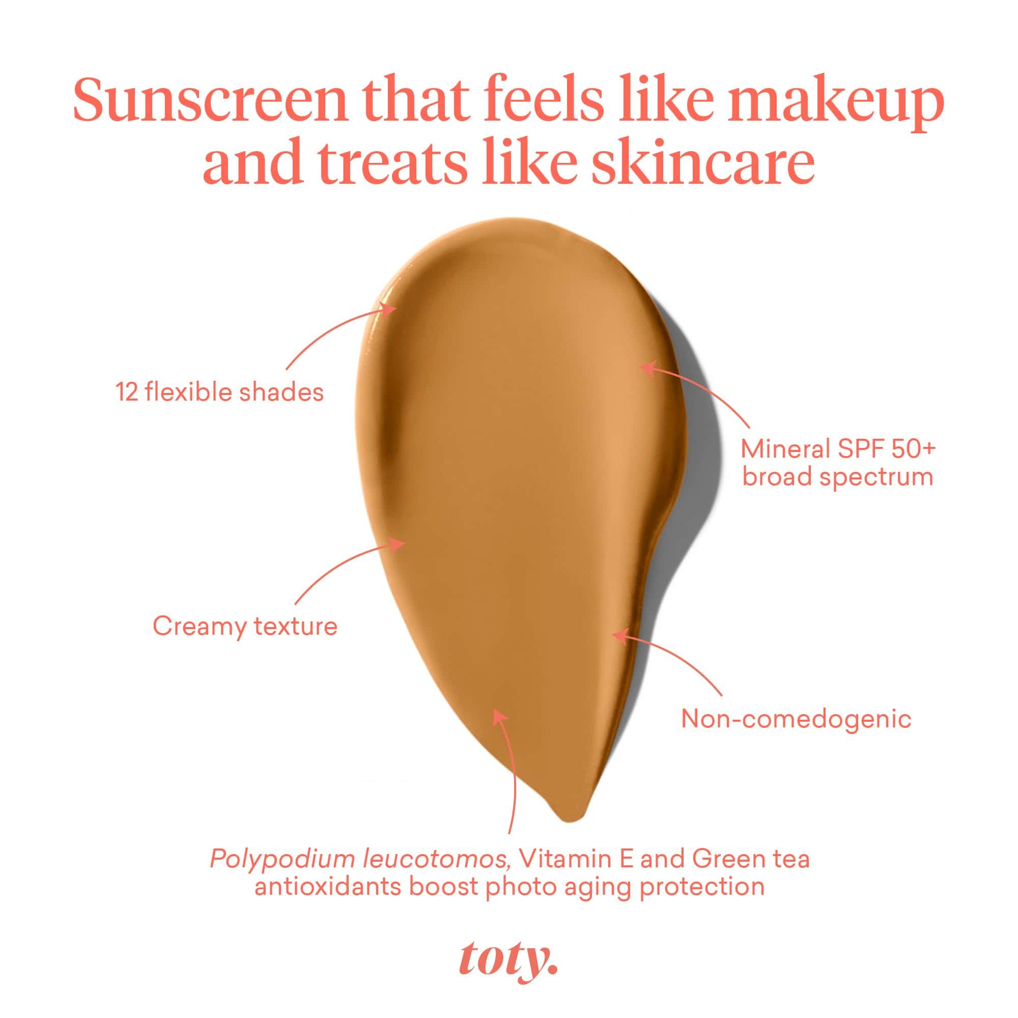 Toty by Sofia Vergara - CC Cream lumina SPF 50+, Crema - Imagen 3