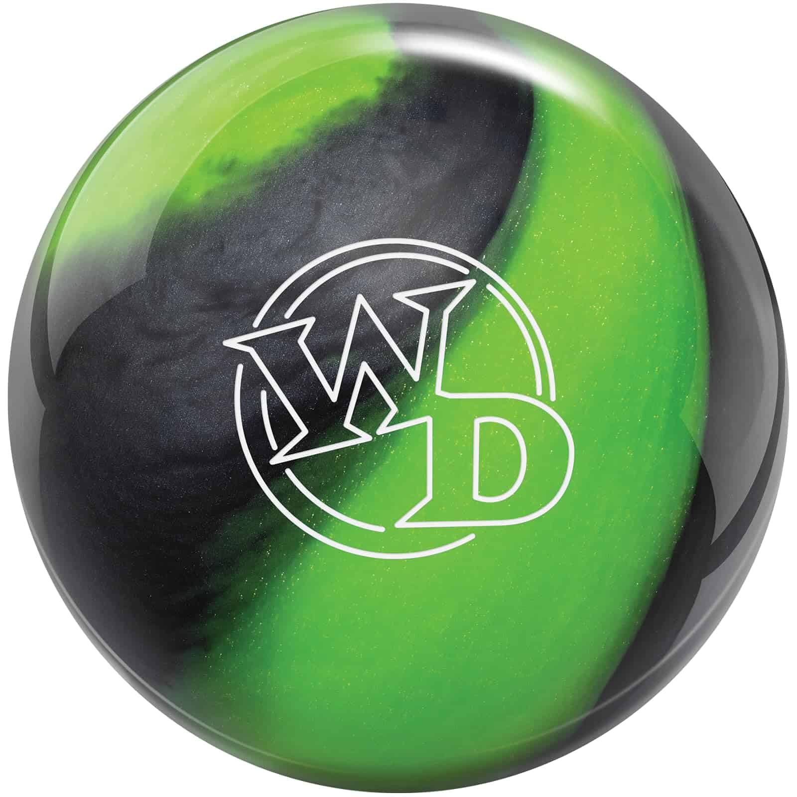 Bola de bolos Columbia 300 White Dot Lime Swirl (13 libras)