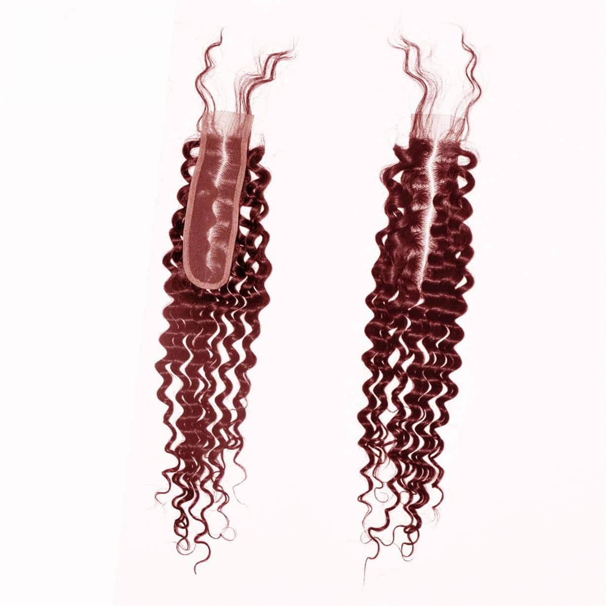 Cierre de Encaje 2x6 Onda Profunda 99J Borgoña Brasileña - Imagen 3