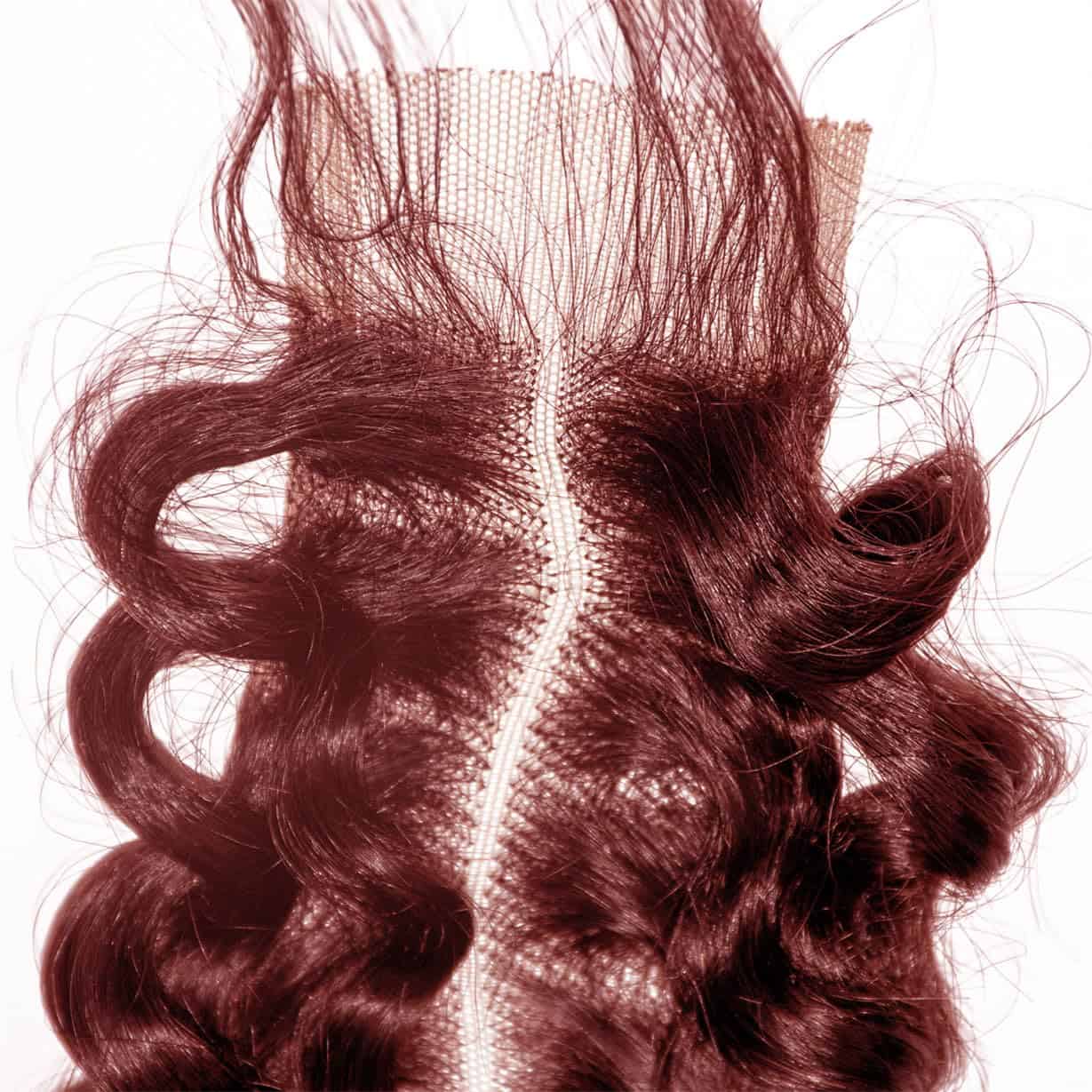 Cierre de Encaje 2x6 Onda Profunda 99J Borgoña Brasileña - Imagen 10