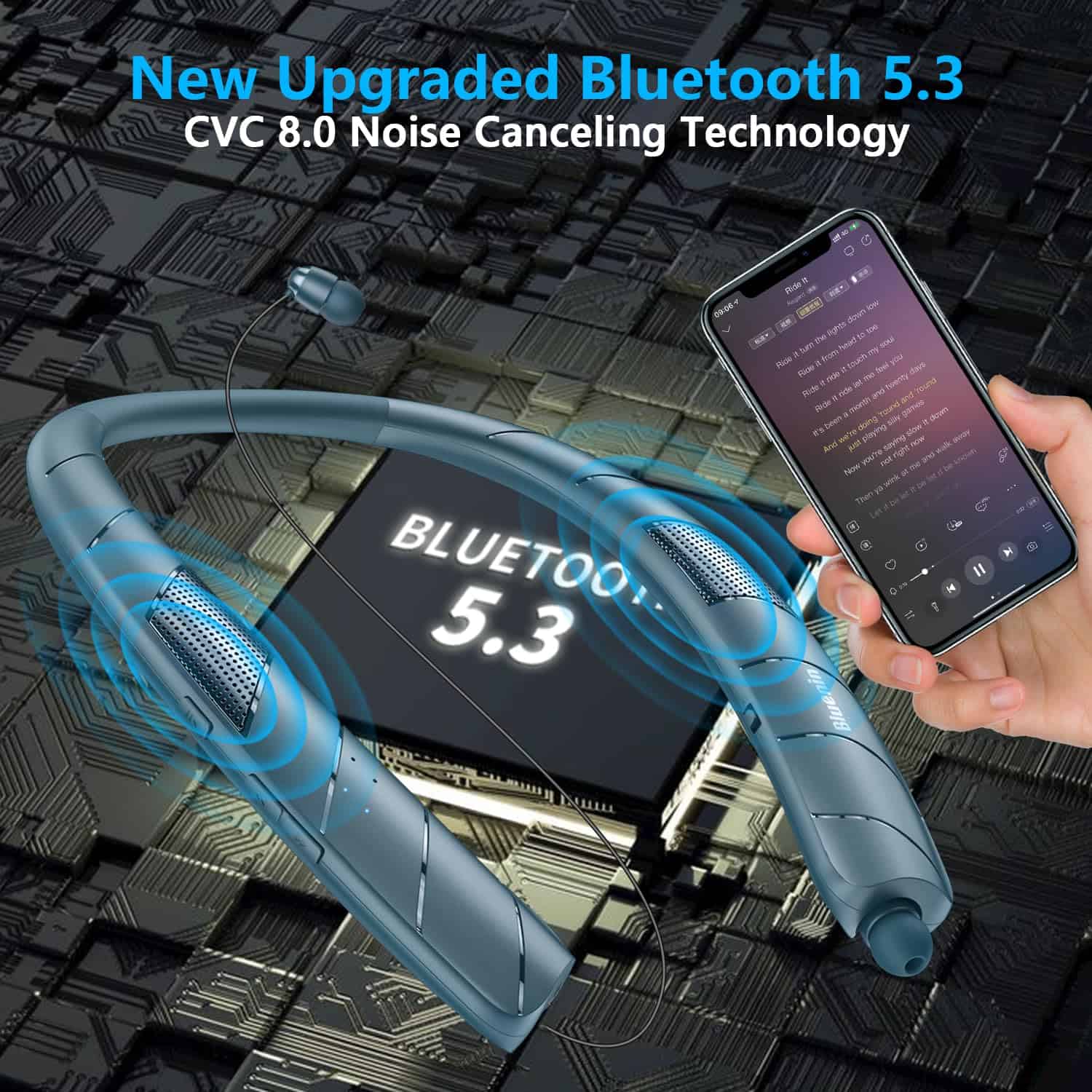 Audífonos Bluetooth Gardway 2 en 1 con Altavoz - Audífonos - Imagen 3