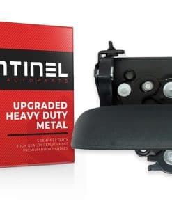Manija de puerta trasera de metal resistente actualizada de