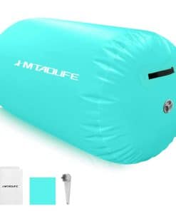 Gimnasia Rodillo de Aire, Barril Inflable de Tumble Mat,