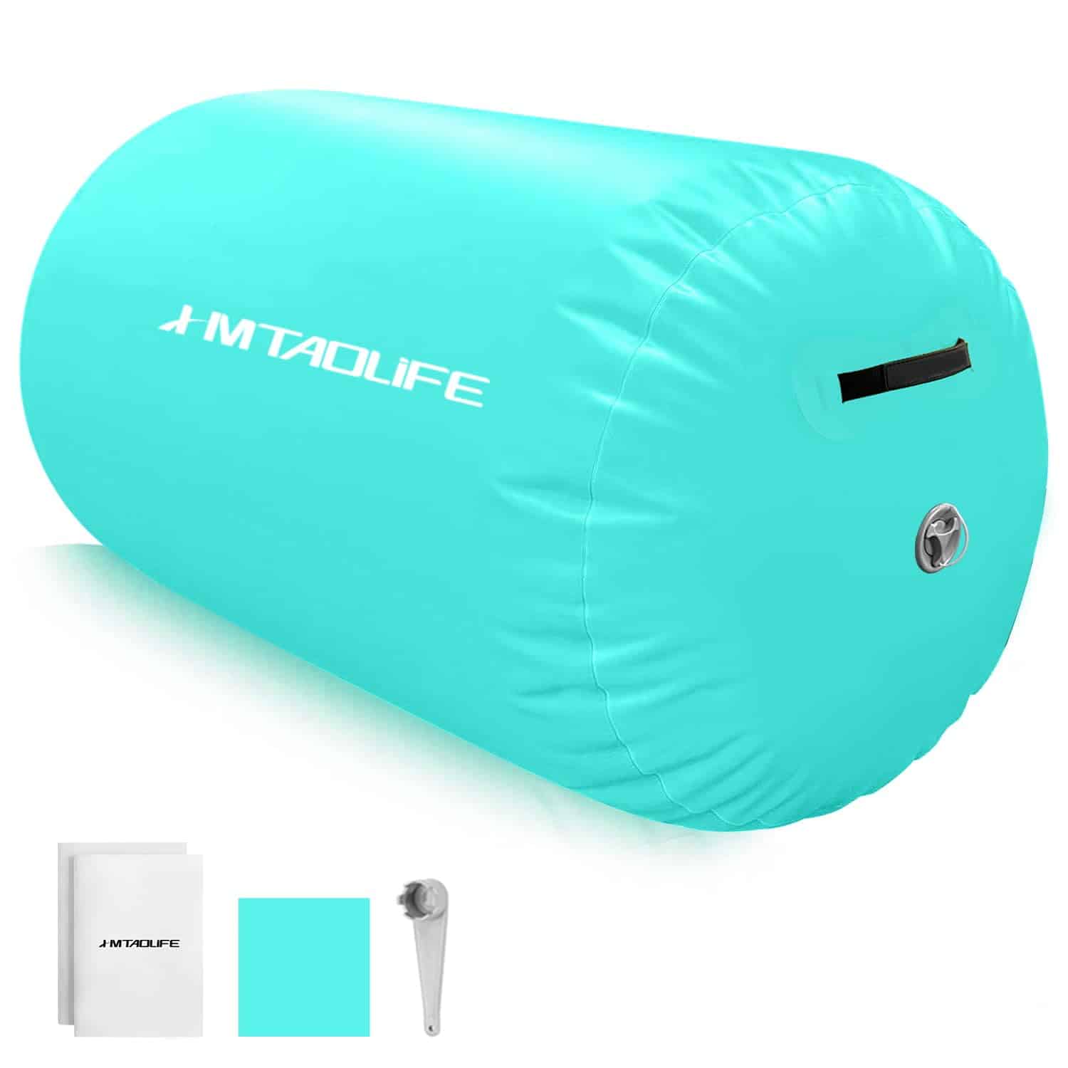 Gimnasia Rodillo de Aire, Barril Inflable de Tumble Mat,