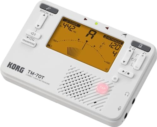 Afinador y metrónomo Korg TM-70T con modo -Blanco - Imagen 3
