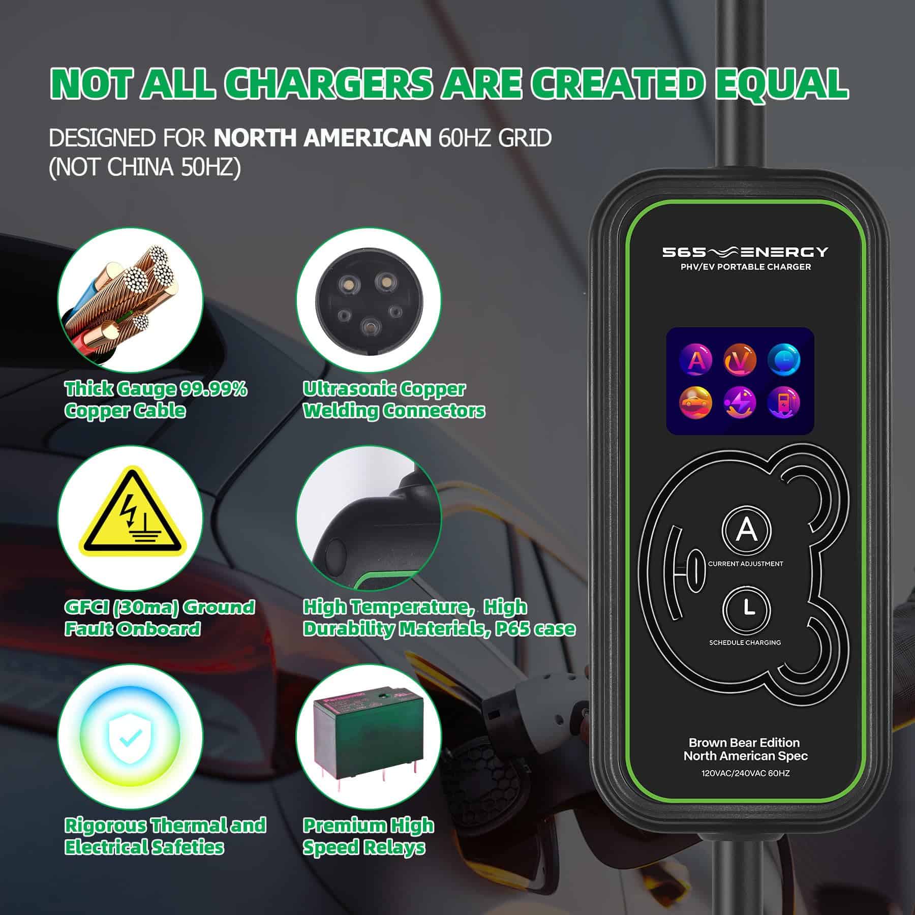 Cargador de Vehículo Eléctrico (EV) Nivel 2 (40 Amperios, - Imagen 6