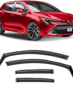 Voron Glass Deflectores de Lluvia Extra -Negro