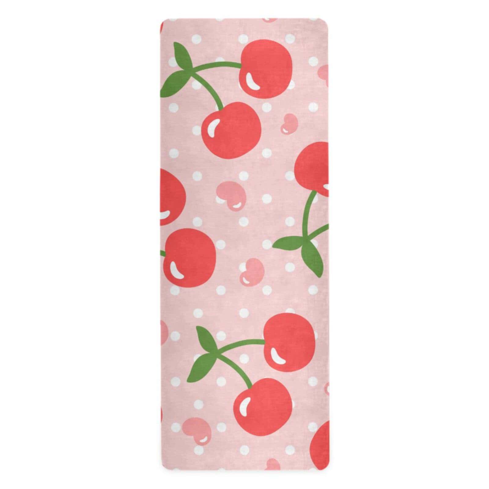 Tapete de Yoga Wassud Cherry Plegable Tapete de Ejercicios