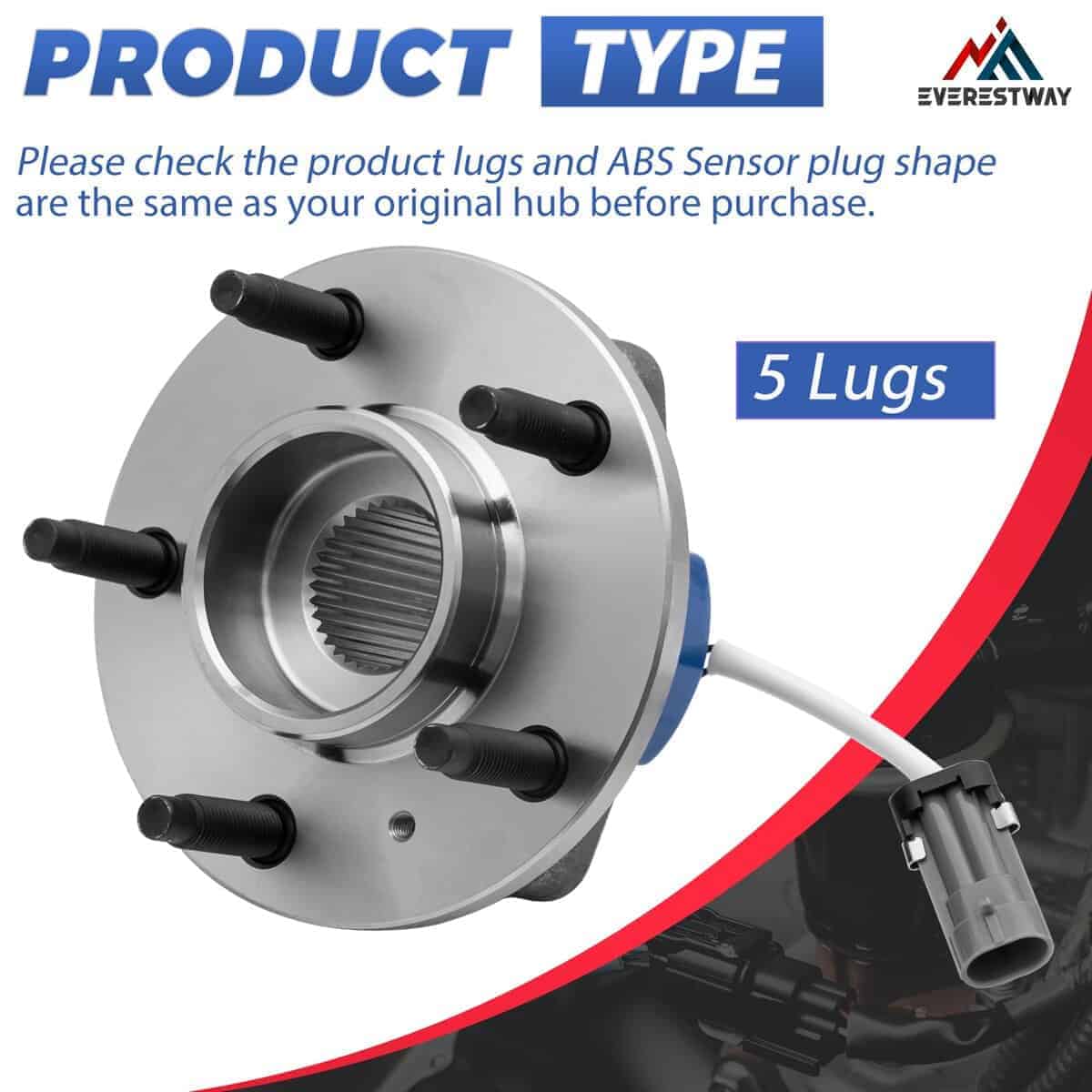 Conjunto de Rodamiento de Cubo de Rueda Delantera - Imagen 3