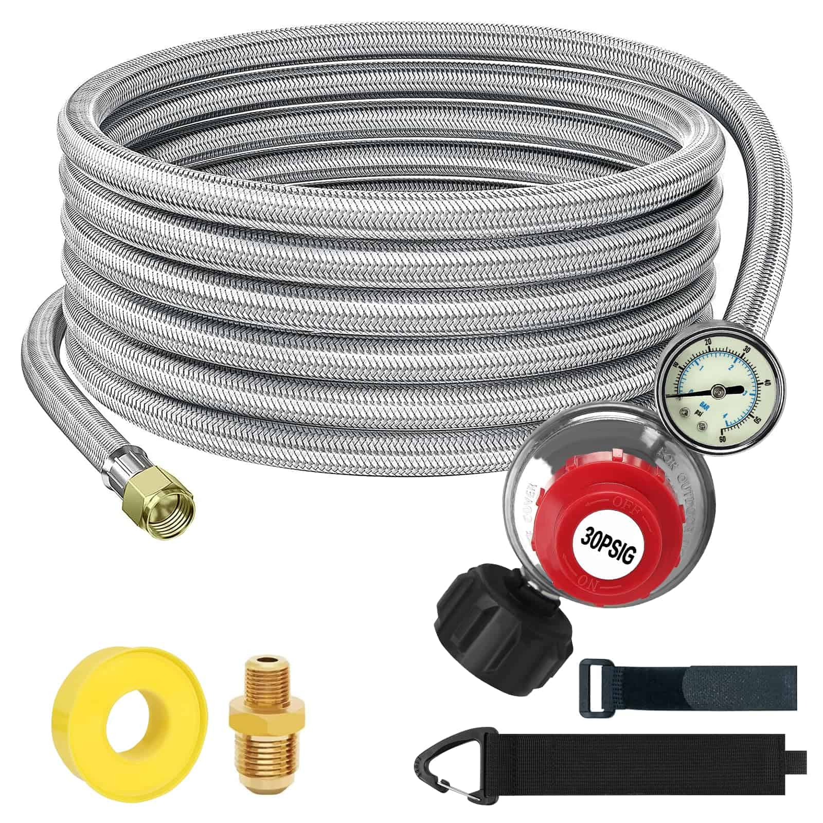 Regulador de propano ajustable de alta presión de 0-30 PSI