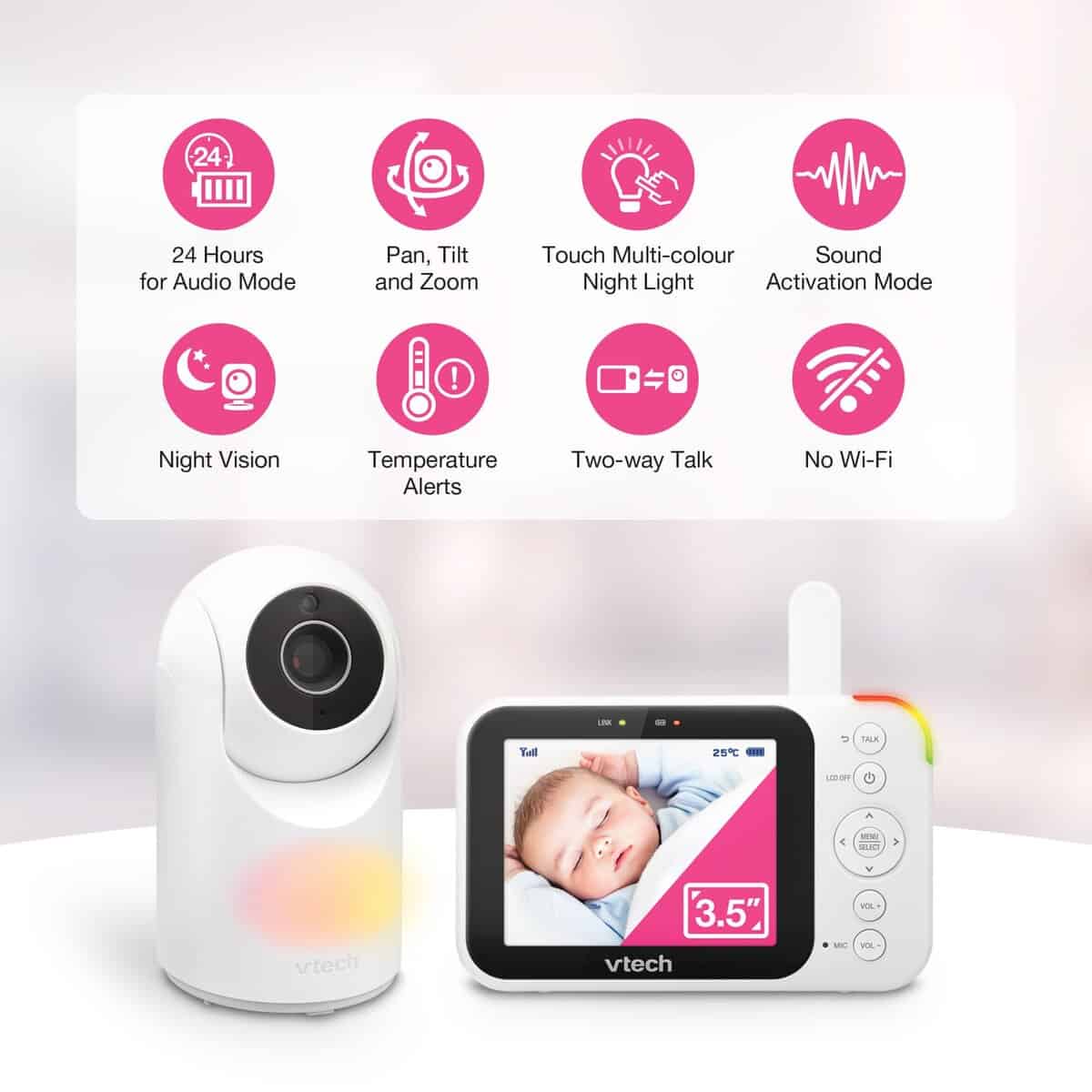 Monitor de Video Pan & Tilt VTech BM3900N 3.5" - Imagen 3