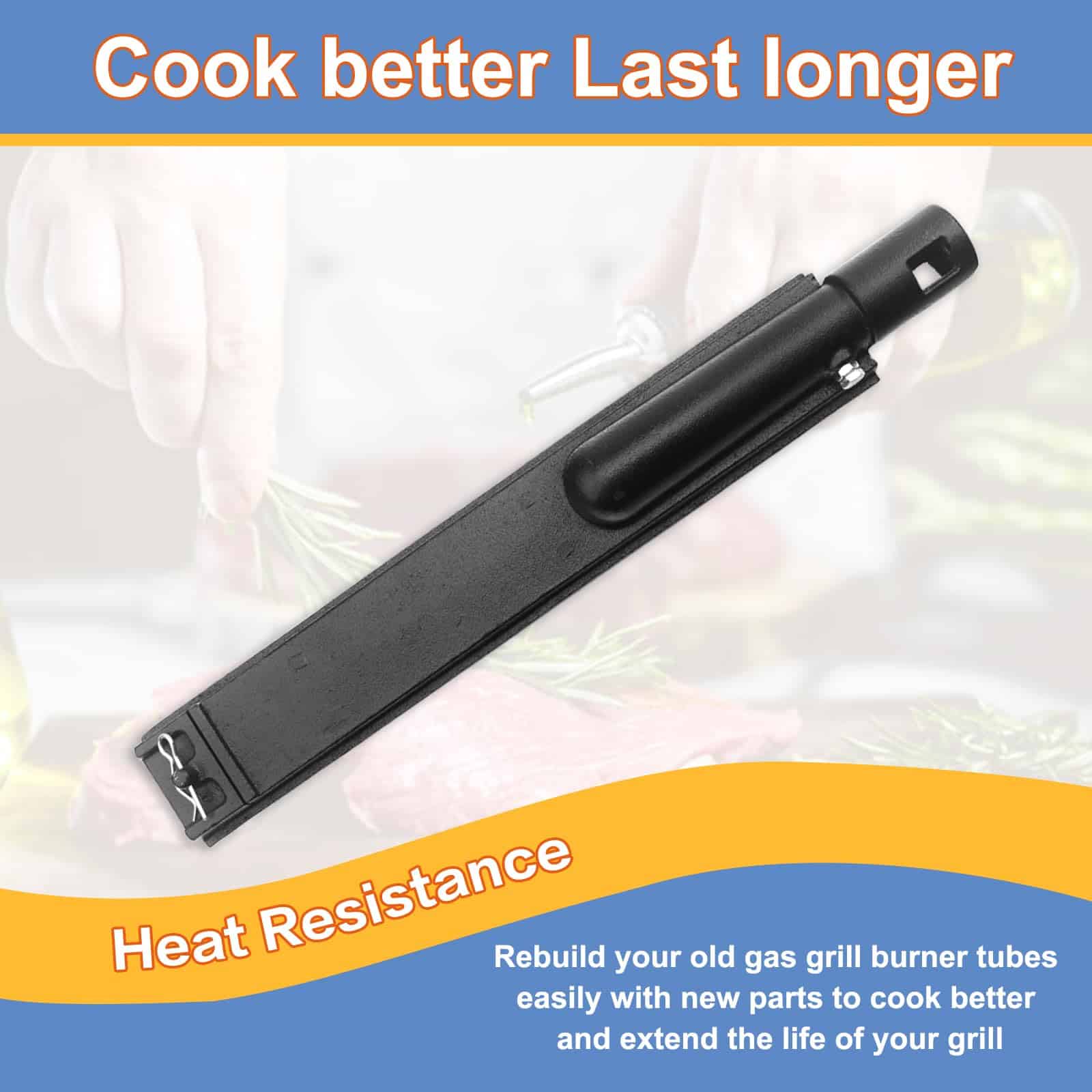 Tubo de quemador de hierro fundido de 15 13/16 pulgadas - Imagen 7