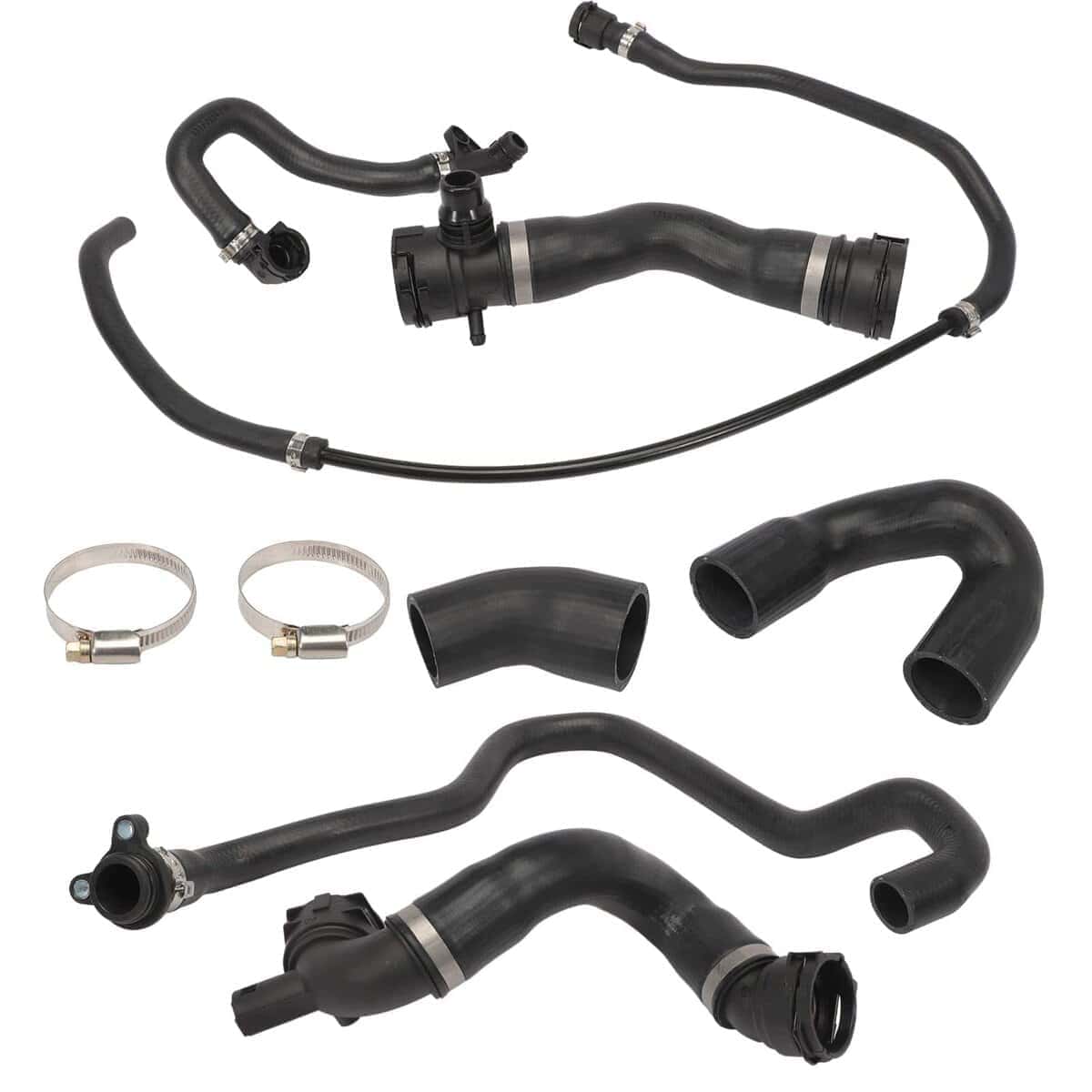 Kit de Manguera de Agua del Radiador (7 Mangueras) para