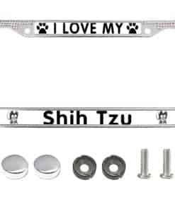 Marco Bling para Placa de Licencia Zuanpaipai I Love My