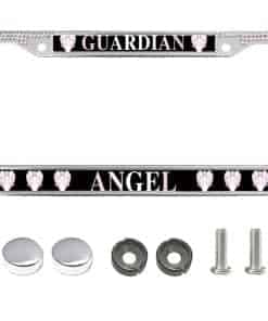 Marco de Placa de Licencia con Ángel Guardián de Zuanpaipai