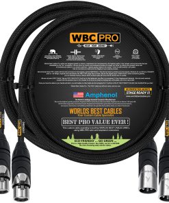 2 Unidades - 2 Pies - Cable Ultra-Silencioso Ultra-Flexible