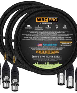 3 Unidades - 2 Pies - Cable WBC-PRO-Quad Ultra-Silencioso
