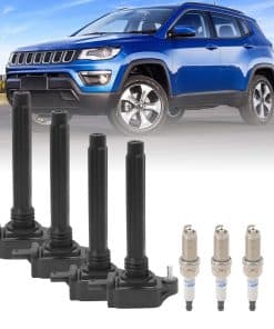 Paquete de bobina de encendido y bujías de iridio para Ram