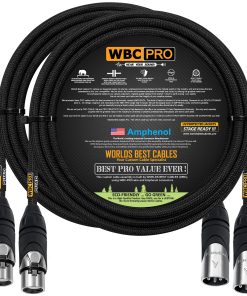 2 Unidades - 12 Pies - Cable Quad Ultra-Silencioso