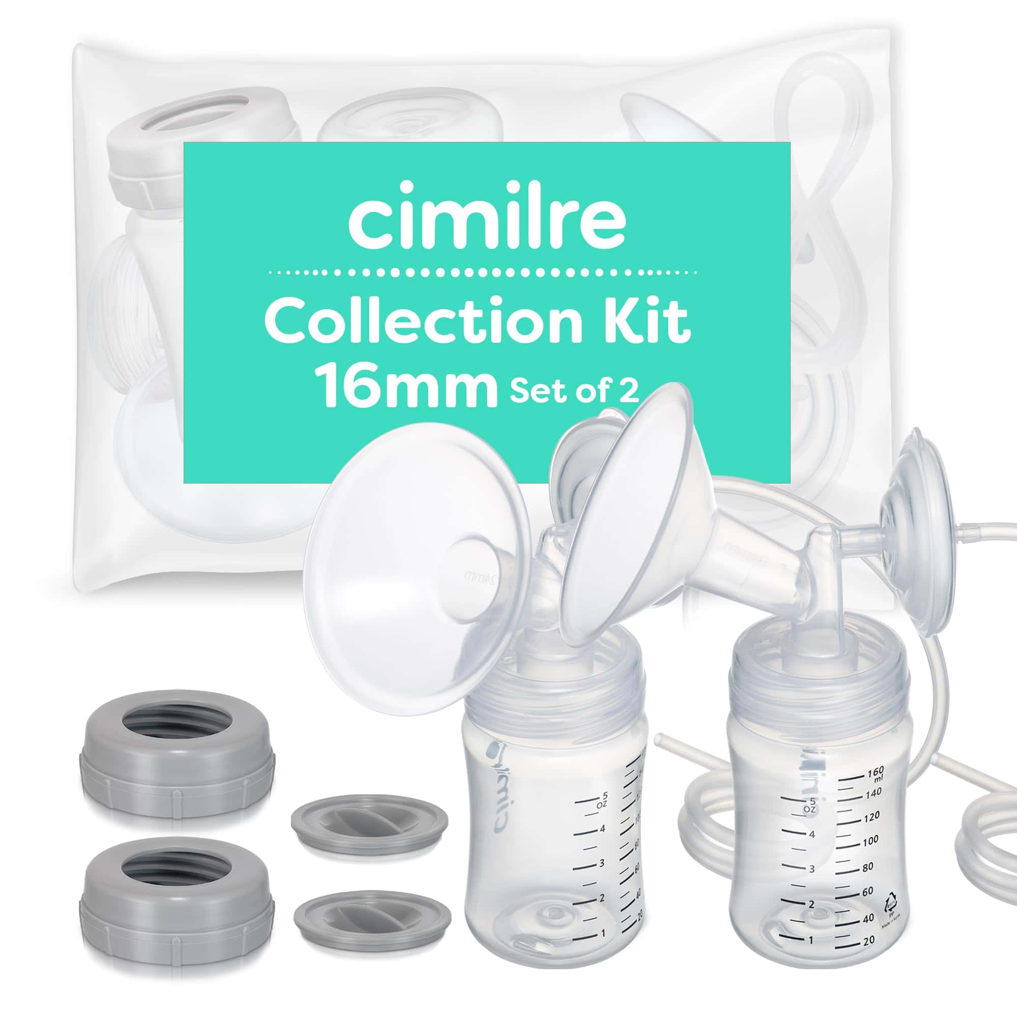 Kit de recolección de leche materna Cimilre 16MM, Kit