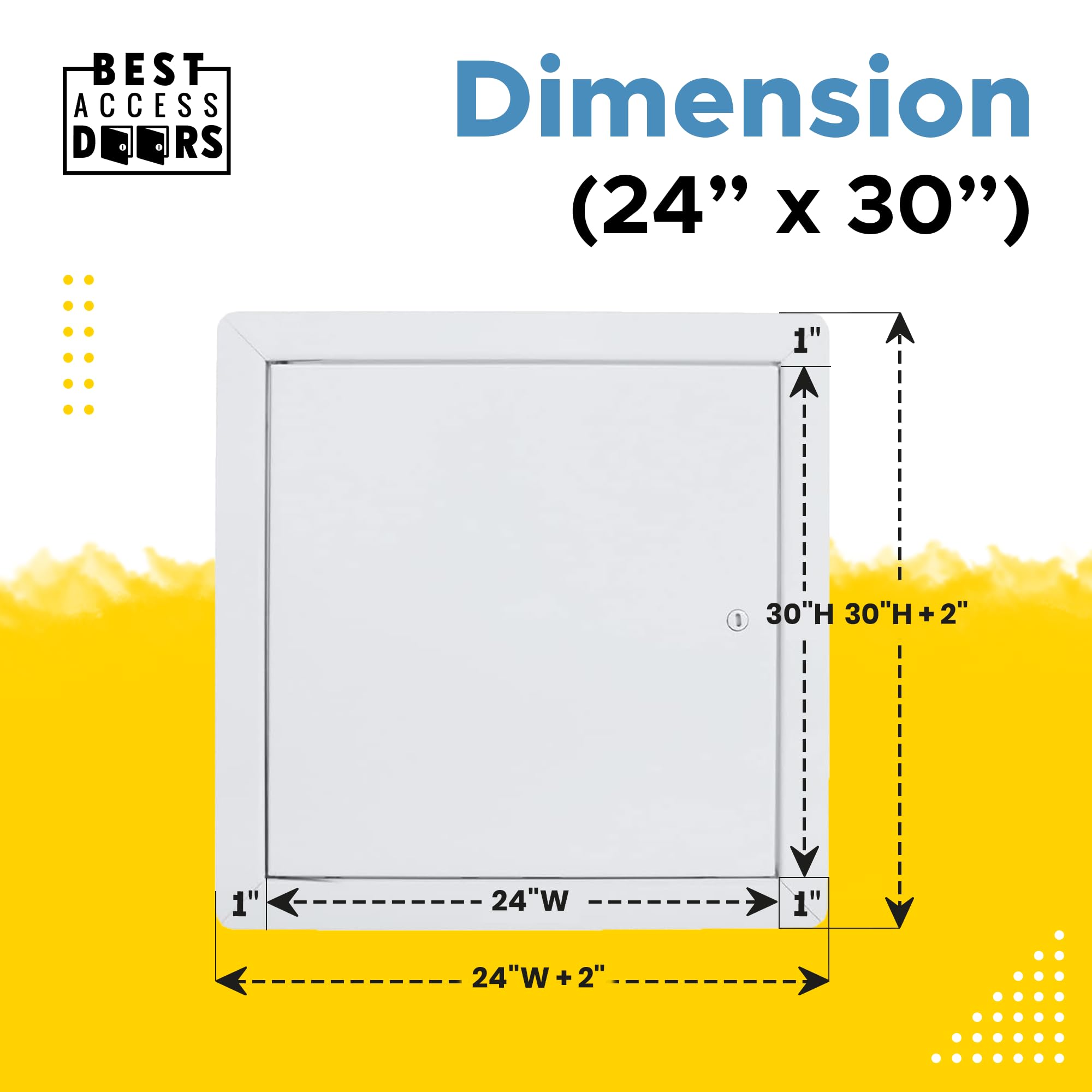 Mejor Panel de Acceso Metálico Universal de 24" x 30" con - Imagen 4