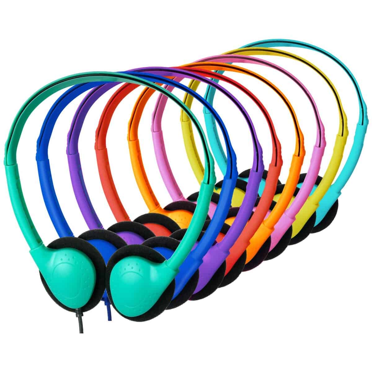 20 Pack Auriculares a Granel para Aula para Estudiantes