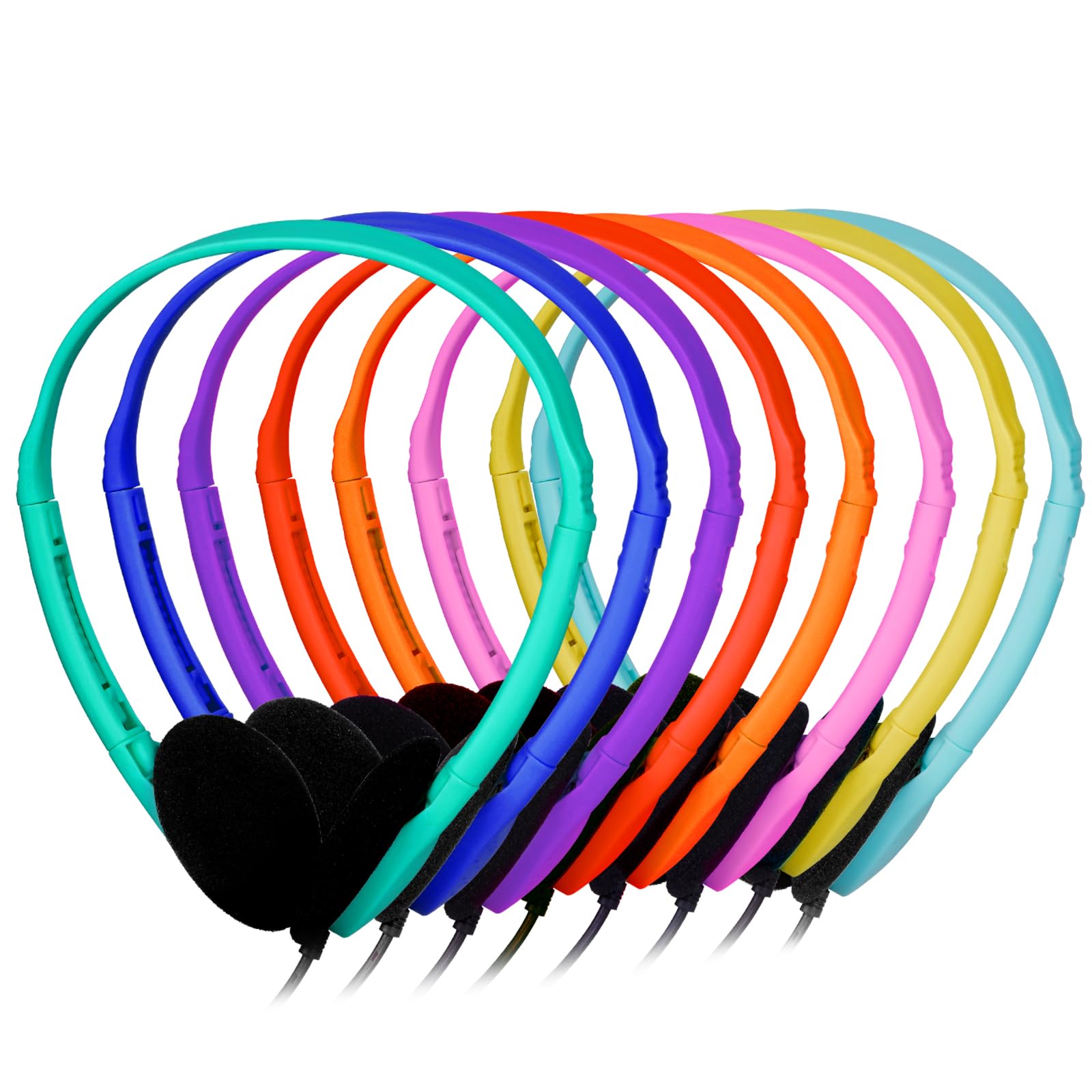 20 Pack Auriculares a Granel para Aula para Estudiantes - Imagen 3