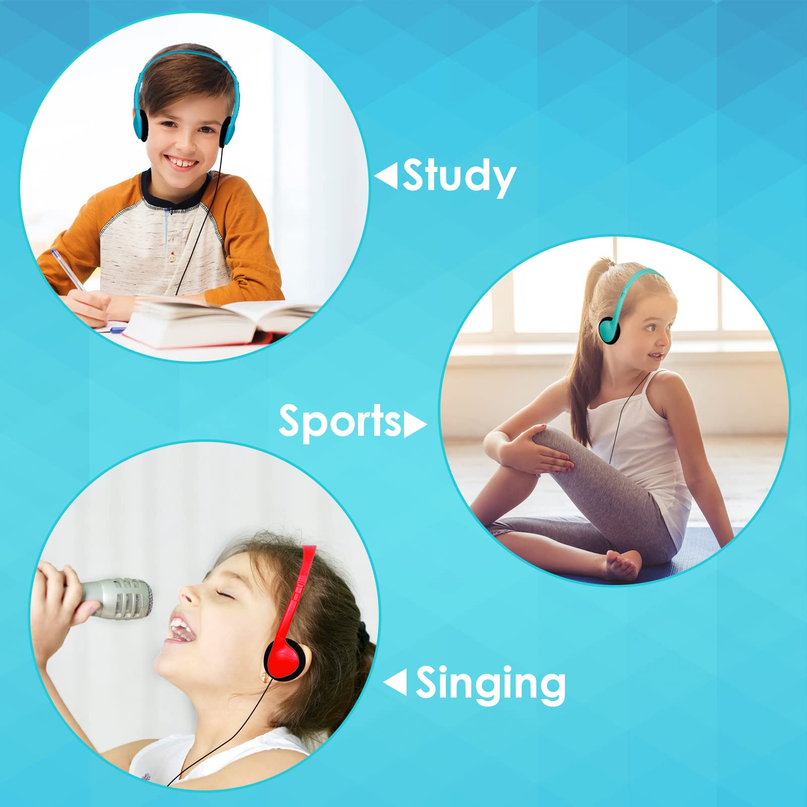 15 Pack de Audífonos para Niños YFSFQS para Escuela, - Imagen 8