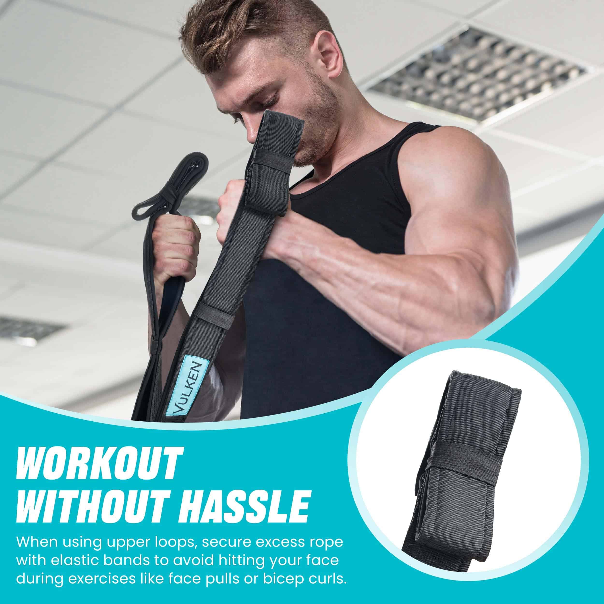 Cuerda para Tríceps Vulken para Gimnasio. Cuerda Tríceps - Imagen 5