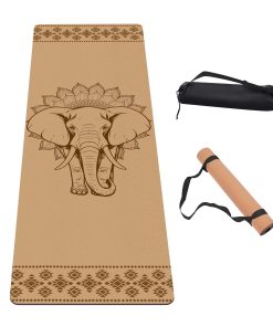Tapete de Yoga de Corcho Premium IKULE Antideslizante
