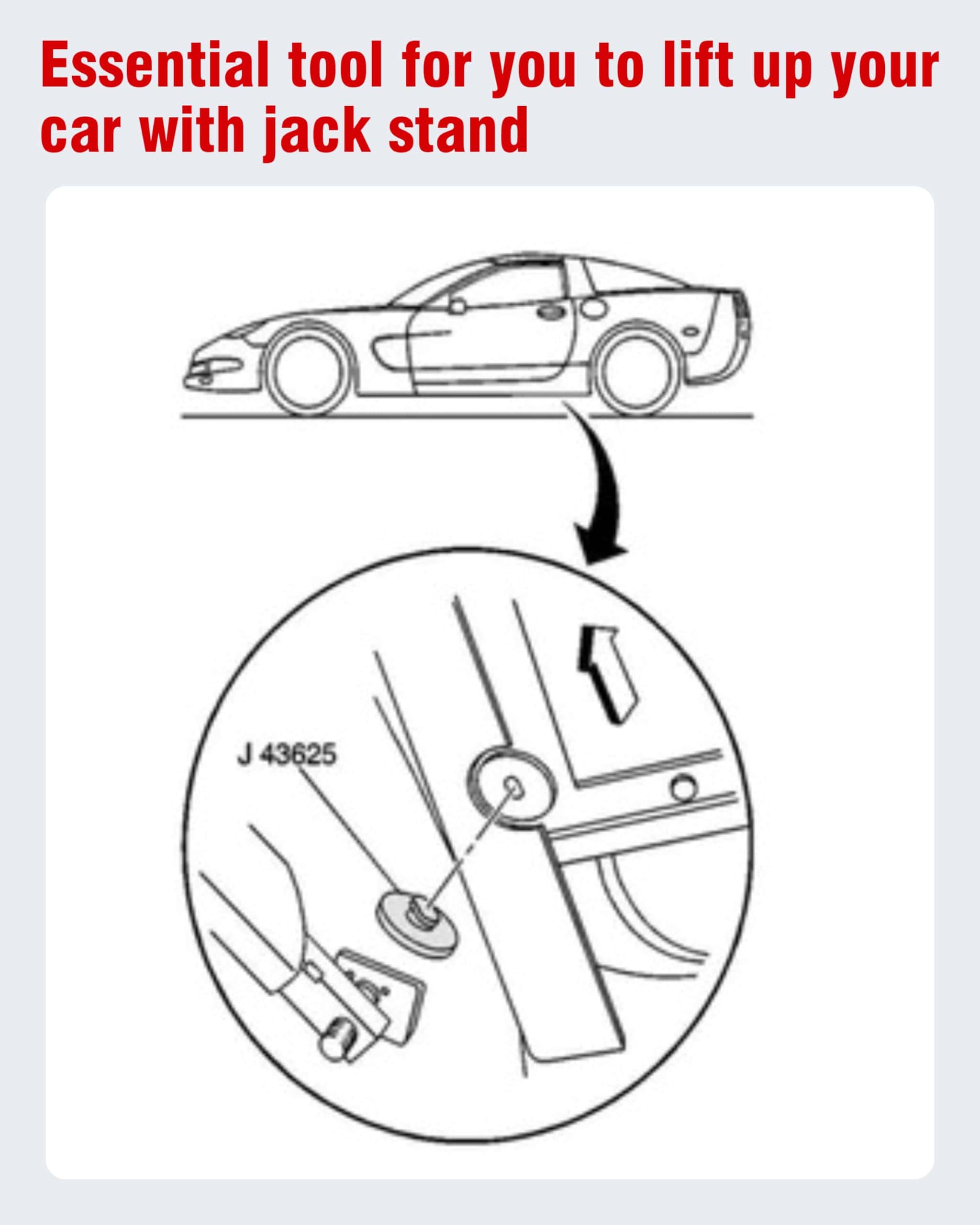 ZQULOYO 4PCS Lifting Jack Pad for Chevy Corvette C5 C6 C7 - Imagen 5