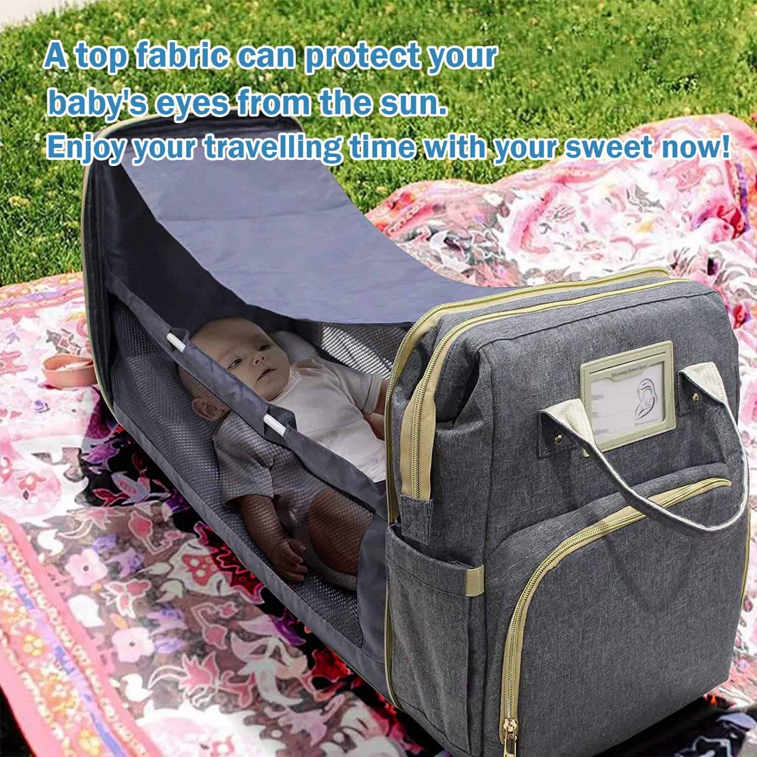 Bolsa de pañales SALIFA con estación de cambio, bolsas de - Imagen 8