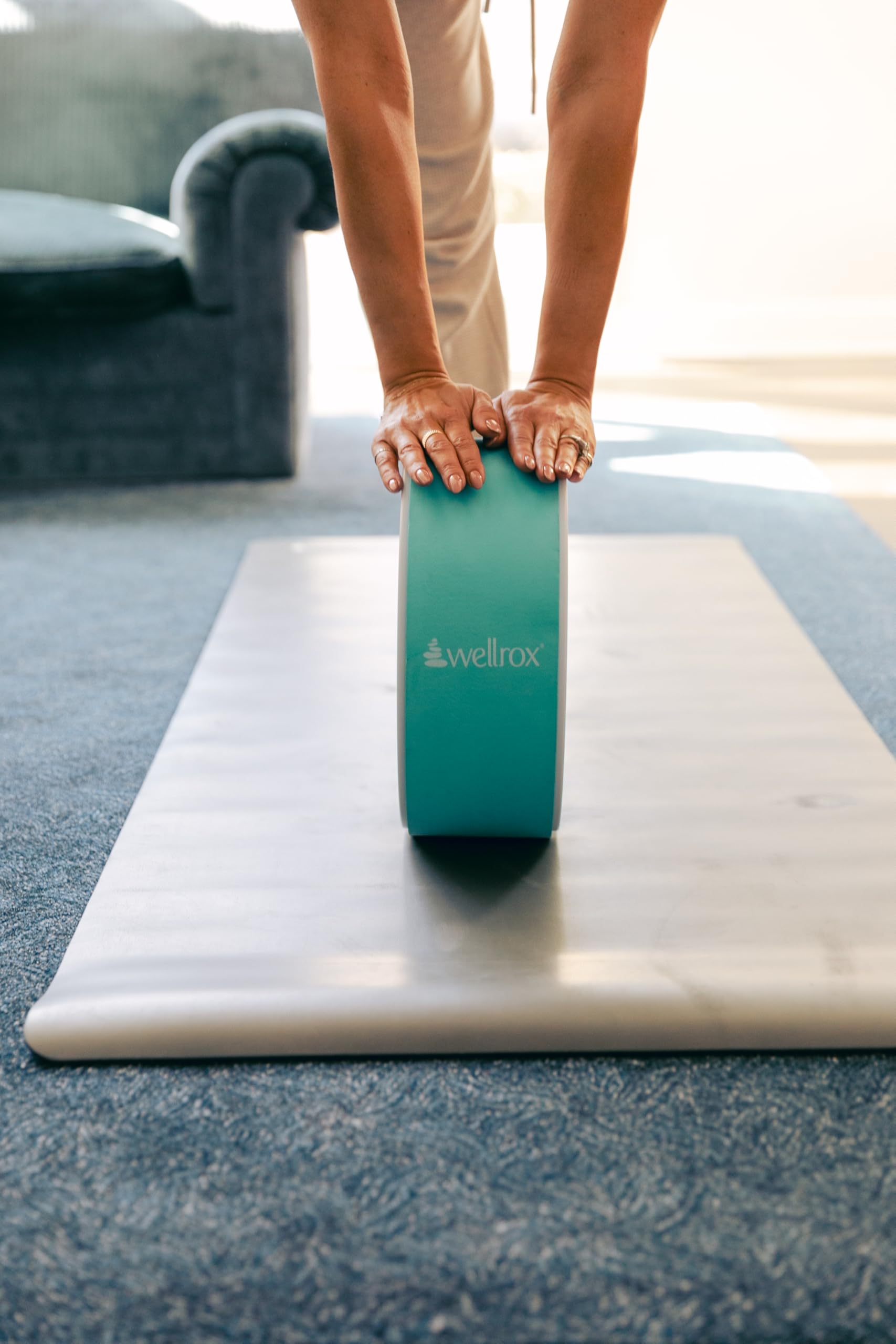 Wellrox 13 Pulgadas Anillo de Yoga, Cracker de Espalda, - Imagen 5