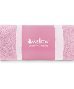 Toalla de Yoga Antideslizante Wellrox - -Rosa