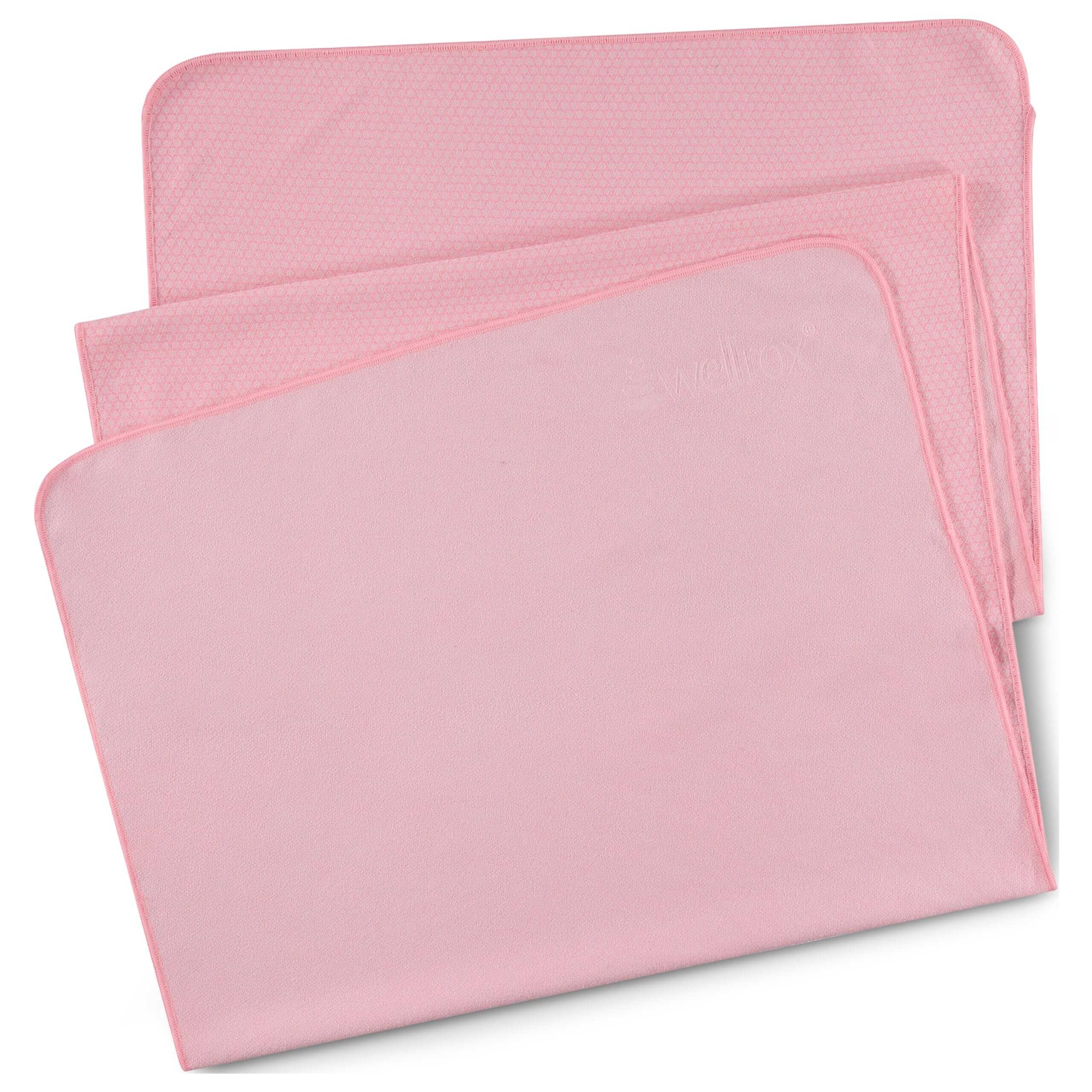 Toalla de Yoga Antideslizante Wellrox - -Rosa - Imagen 3
