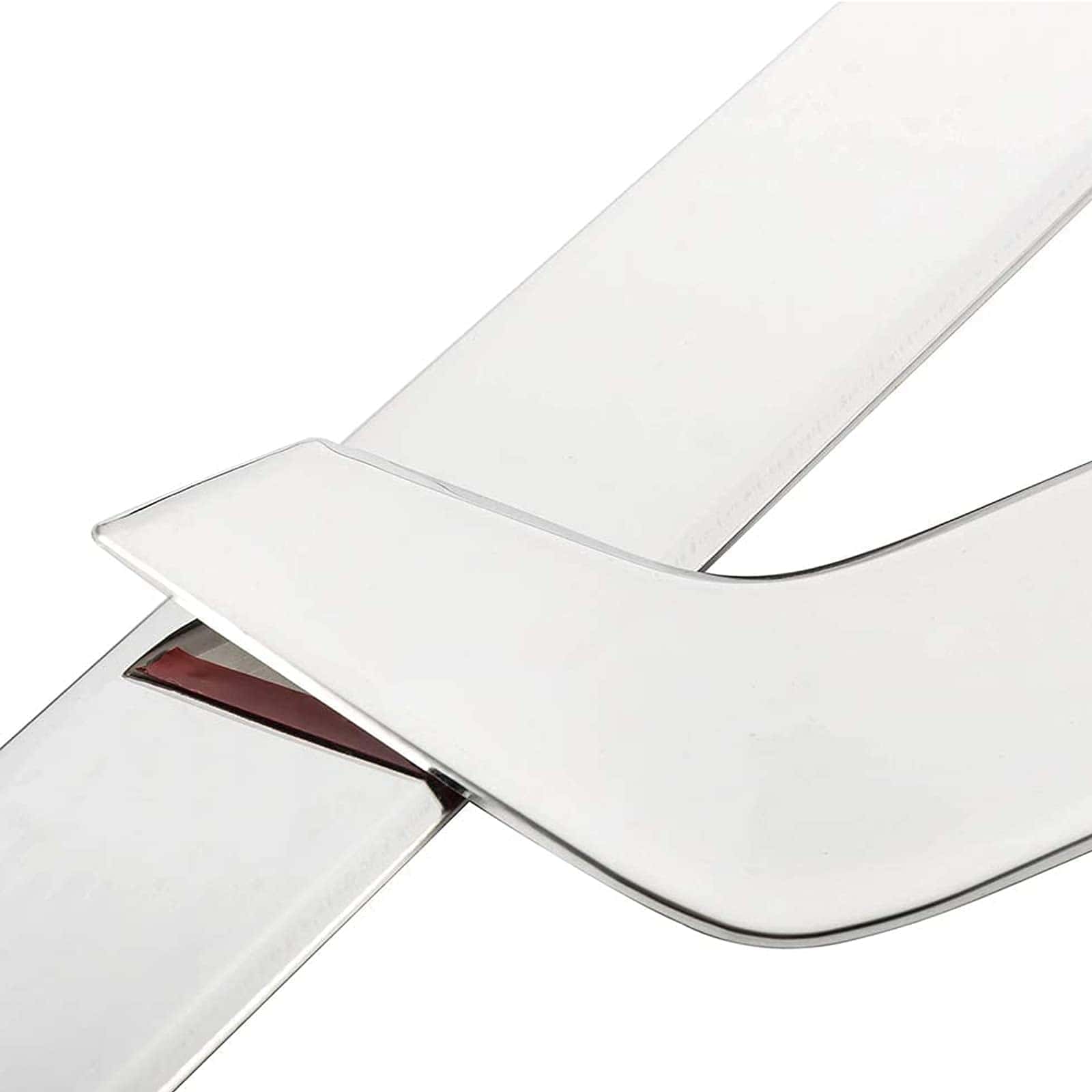 Moldura de puerta de acero inoxidable cromado ajuste para - Imagen 4