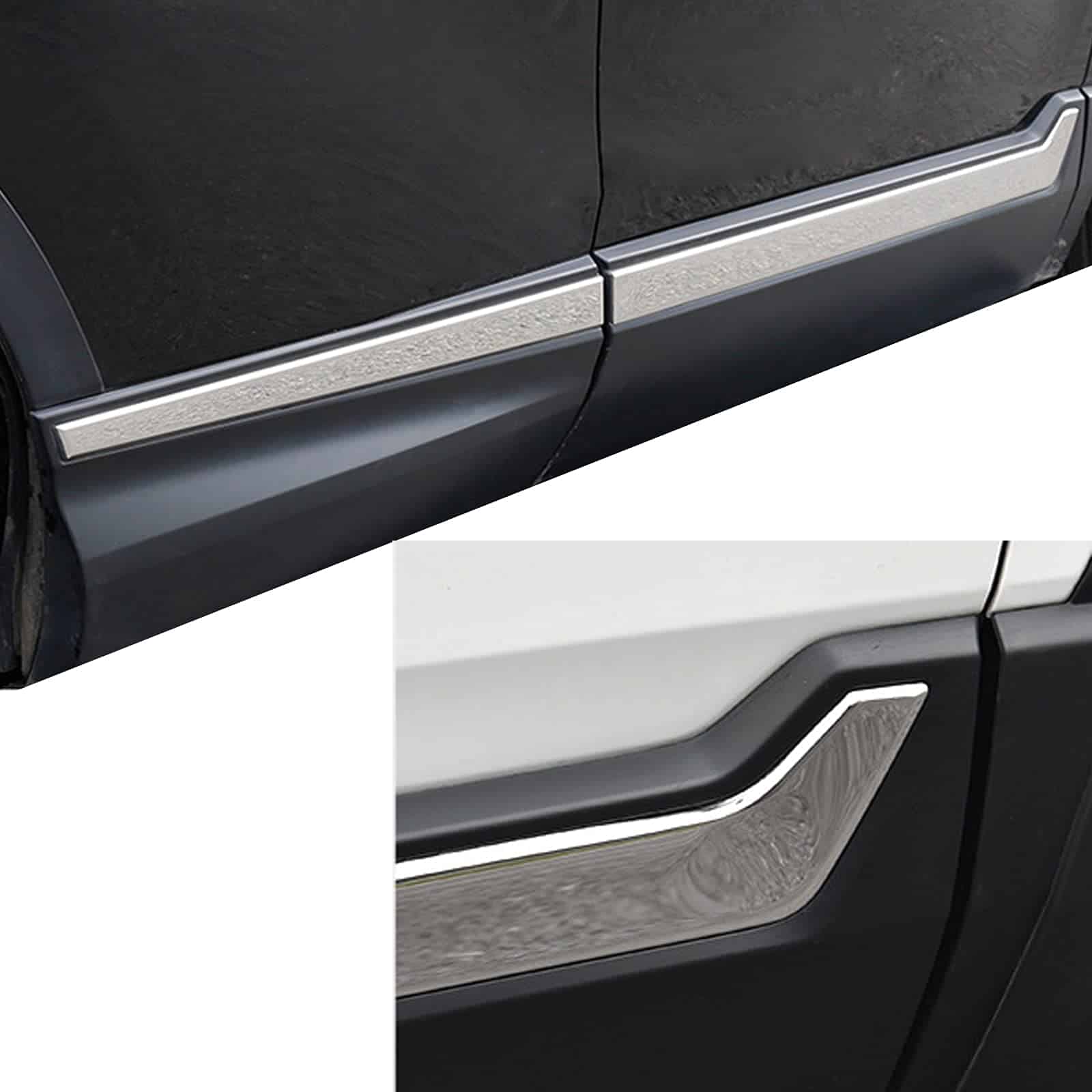 Moldura de puerta de acero inoxidable cromado ajuste para - Imagen 7