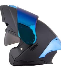 Casco de Moto Modular Blue de Crown Racing Casco Integral