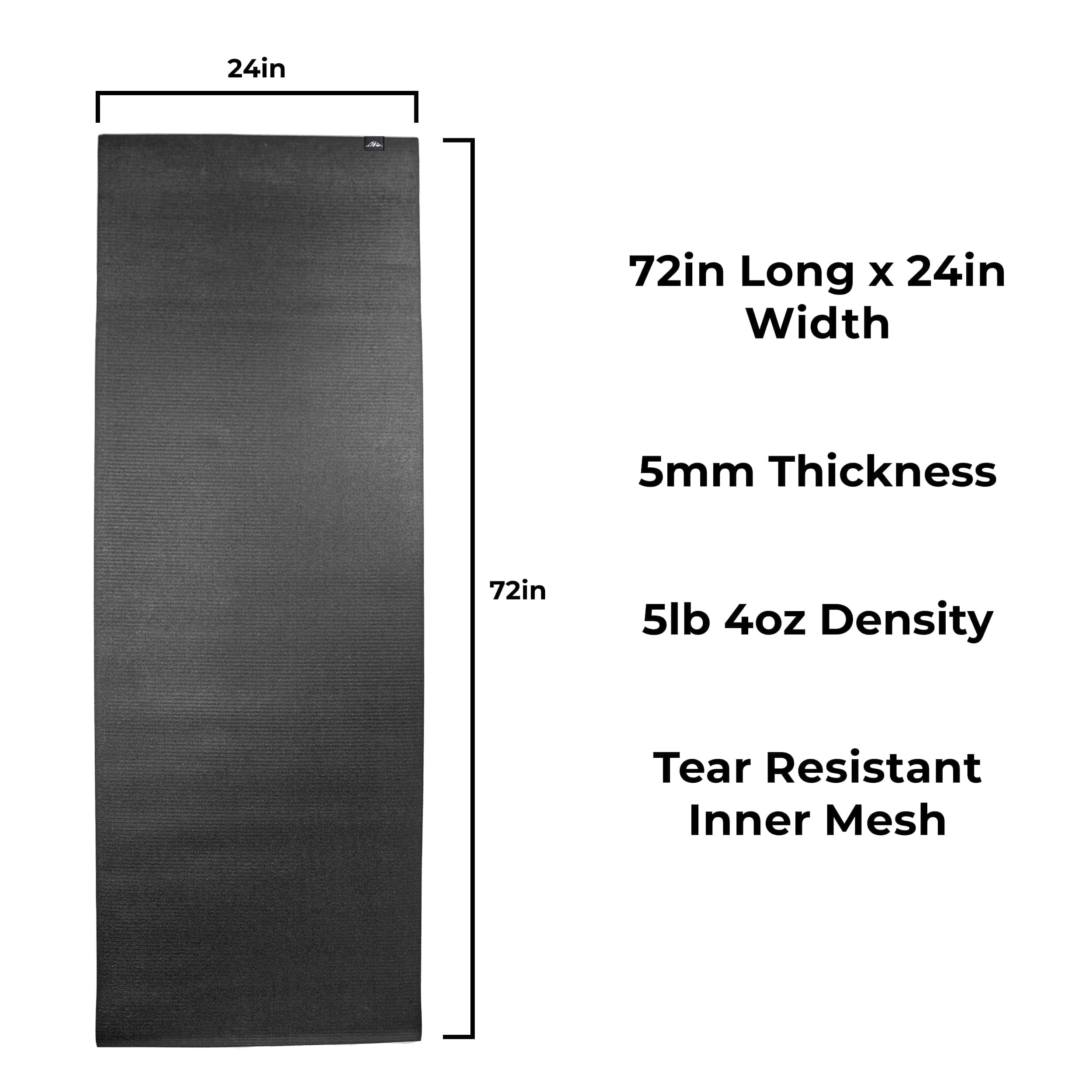 Tapete de Yoga Studio Pro Mount Adams - 72" x 24" 5mm de - Imagen 7