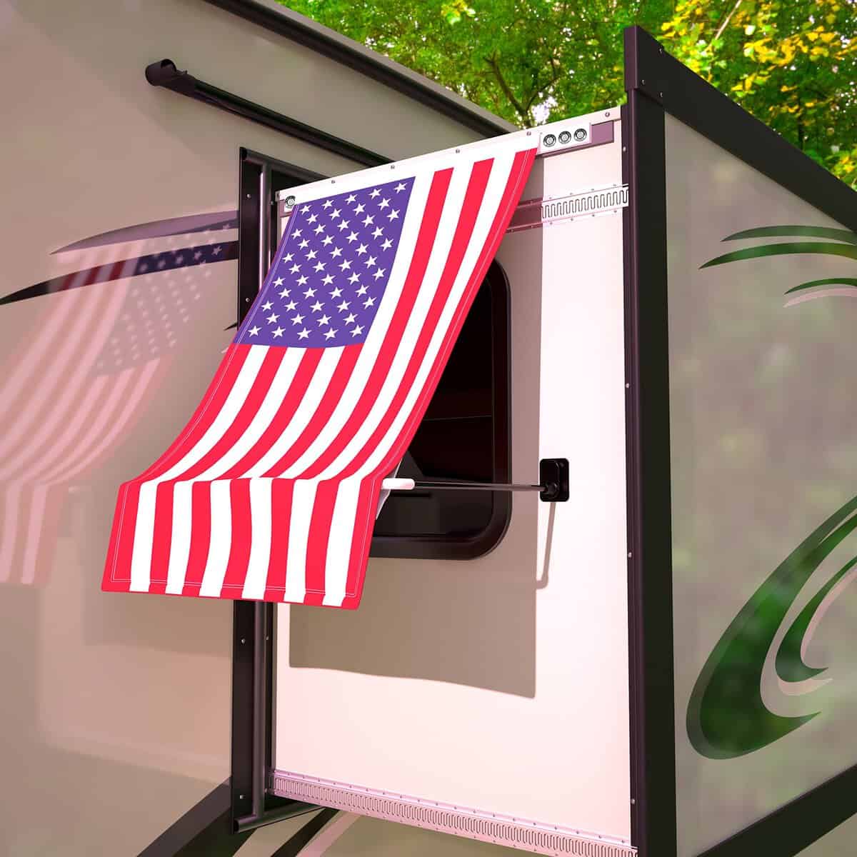 Toldo de ventana desmontable para RV - Desmontable para