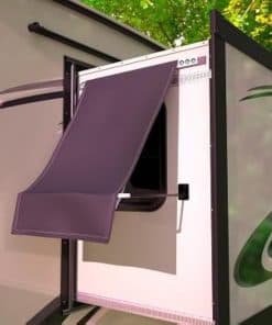 Toldo de ventana removible para RV - -Negro