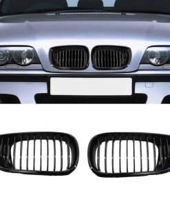 TJFU 1 Par de Rejilla de Parrilla Delantera de Riñón para