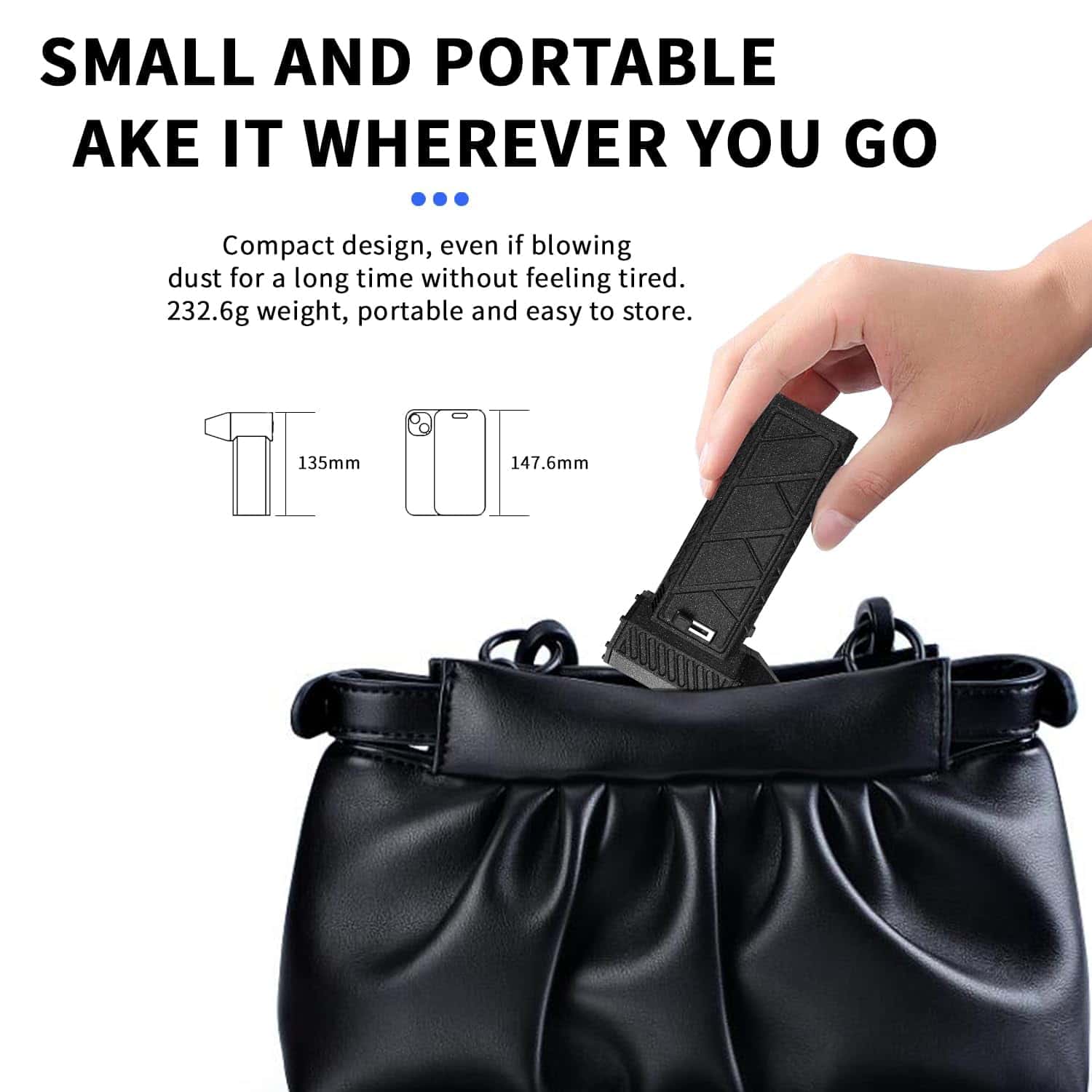 Soplador de Aire Eléctrico Potente QUMOX - Alta Velocidad - Imagen 6