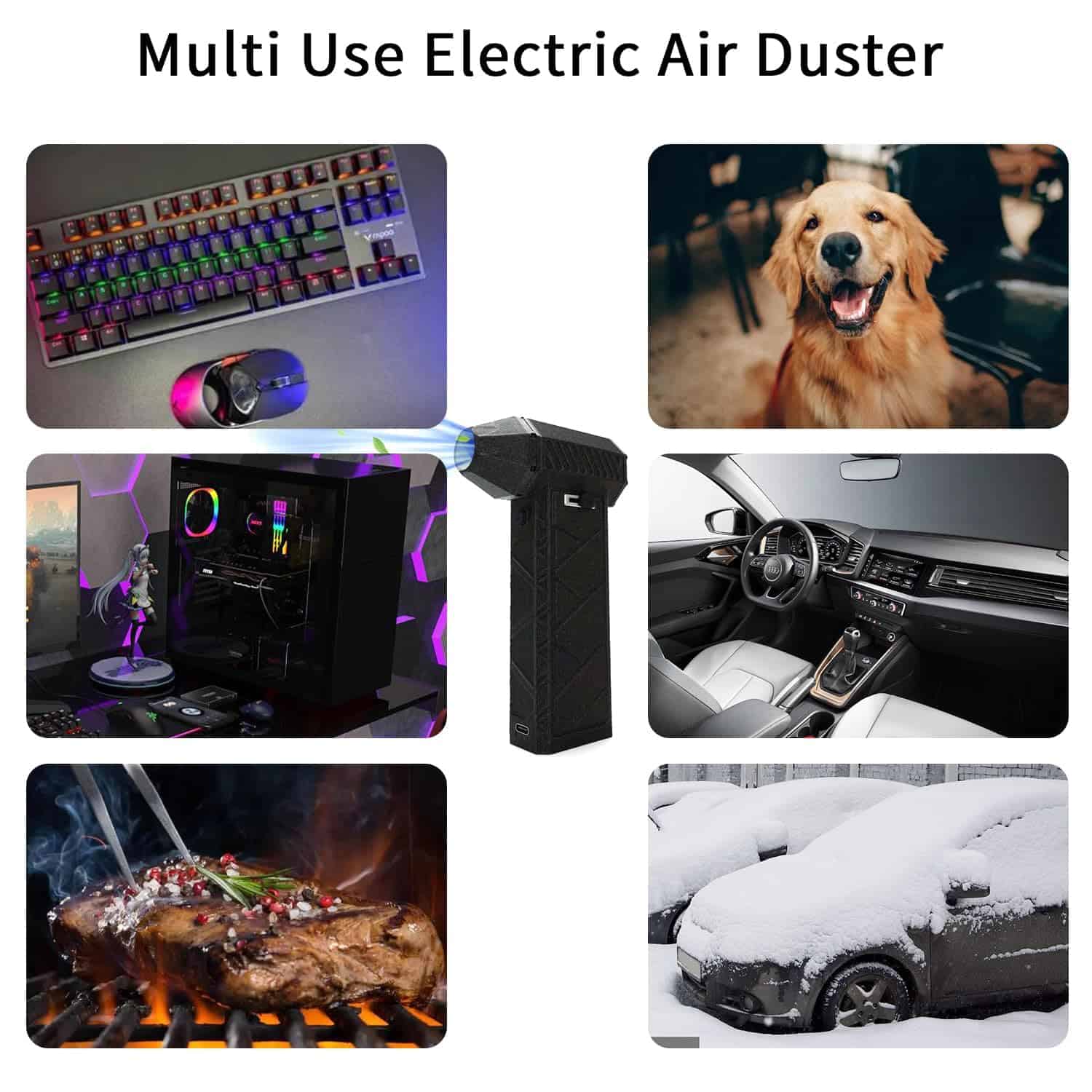 Soplador de Aire Eléctrico Potente QUMOX - Alta Velocidad - Imagen 3