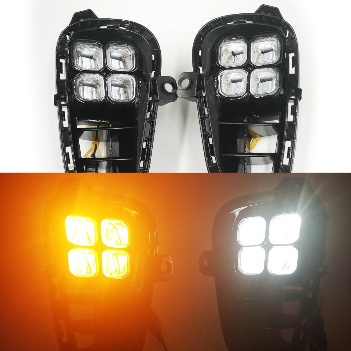 1 Par de Luces LED de DRL para Niebla Diurna para KIA Rio - Imagen 4